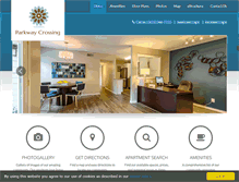 Tablet Screenshot of parkwaycrossing-apts.com